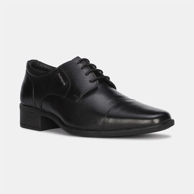 Hush Puppies Black Derby Formal Shoes For Men - Image 7
