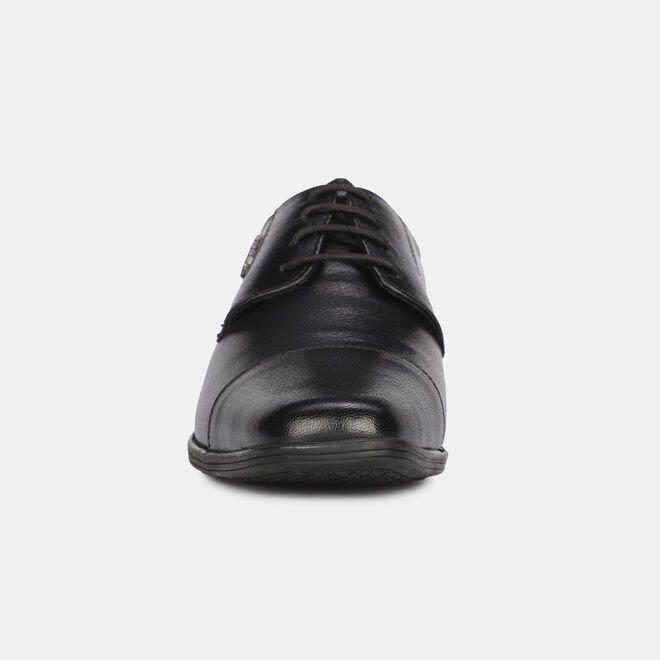 Hush Puppies Black Derby Formal Shoes For Men - Image 6